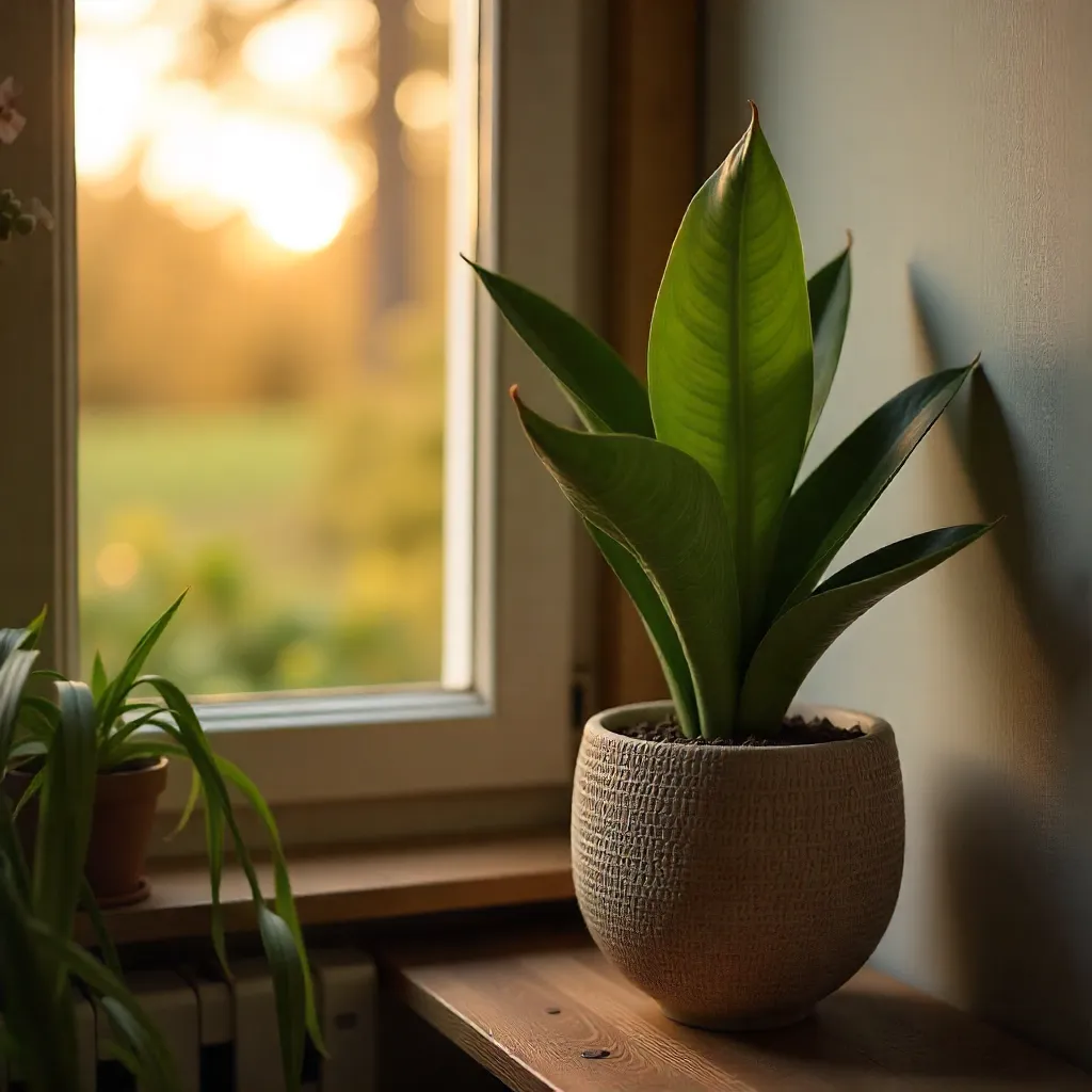 Peace lily flowering